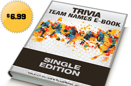 Trivia Team Names That Start With E